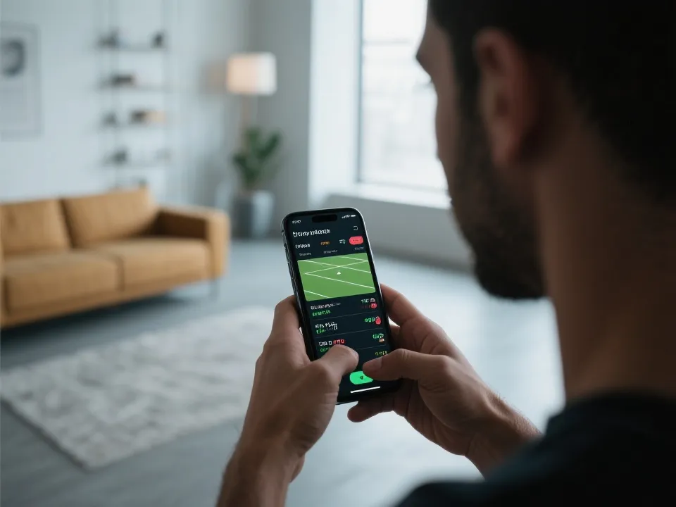 移动端查看赛事数据示意图